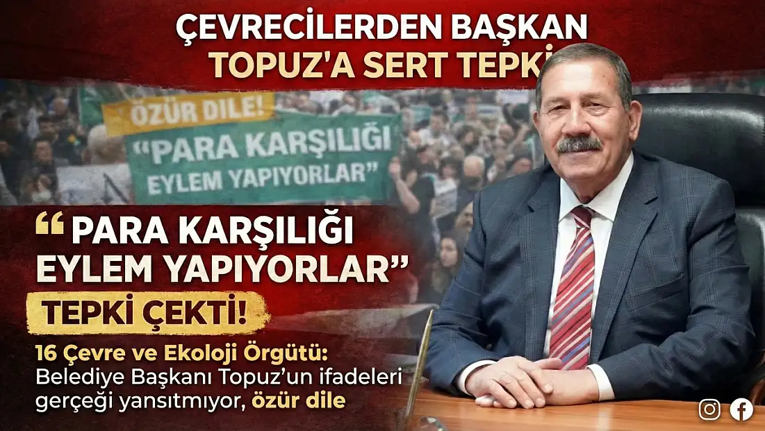 Çevrecilerden Milas Belediye Başkanı’na Çağrı: 'Kanıtla Ya Da Özür Dile'