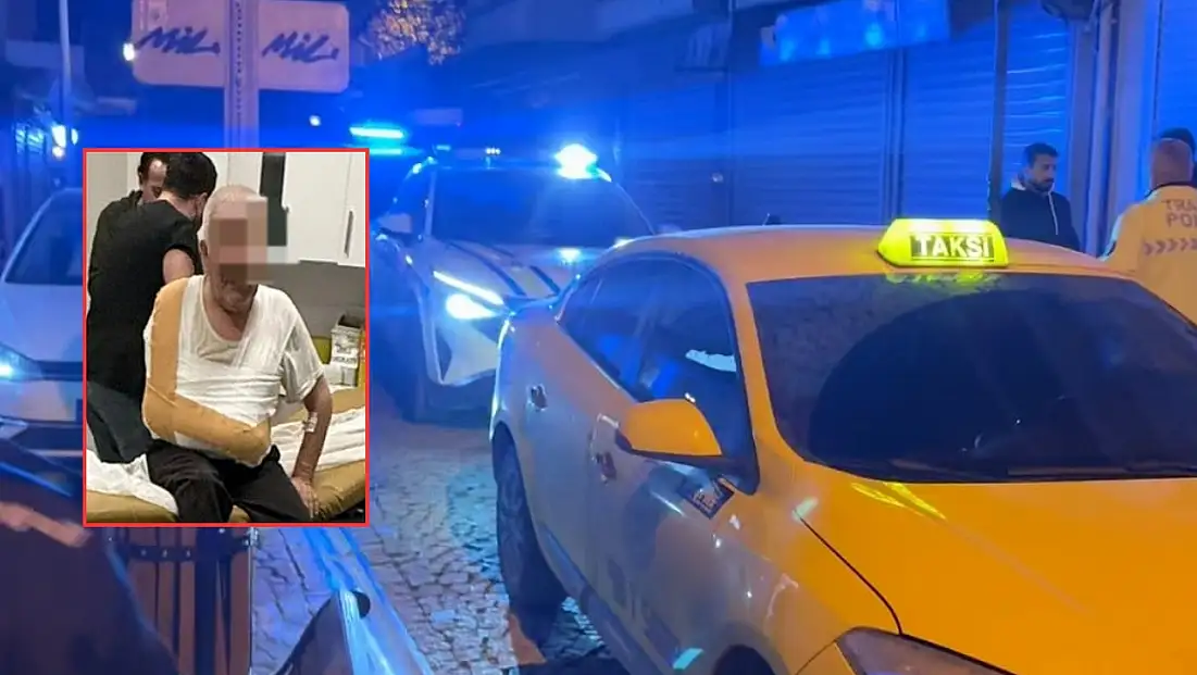 Milas’ta Olaylı Gece: Taksi Kapısını Çarptılar, Yaşlı Adamı Yaraladılar