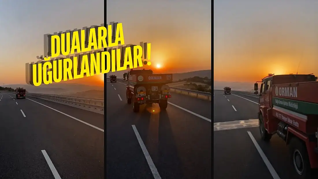 Milas’tan Bursa’ya Ateş Savaşçıları Yola Çıktı