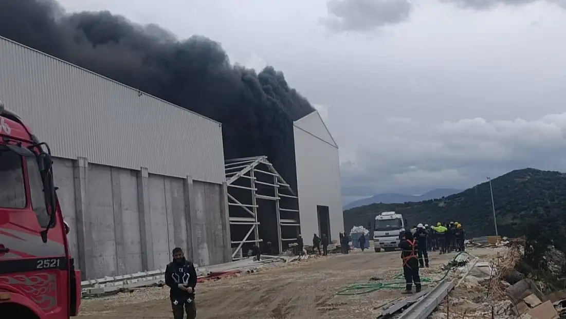Son Dakika: Milas’ta Balık Firmasına Ait Depoda Büyük Yangın