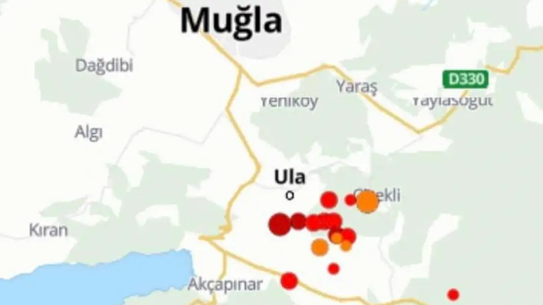 24 saatte Ula’da 16 artçı sarsıntı yaşandı