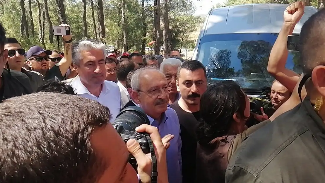 Akbelen'de Kılıçdaroğlu'na Protesto 'Arabaya Değil Barikata'