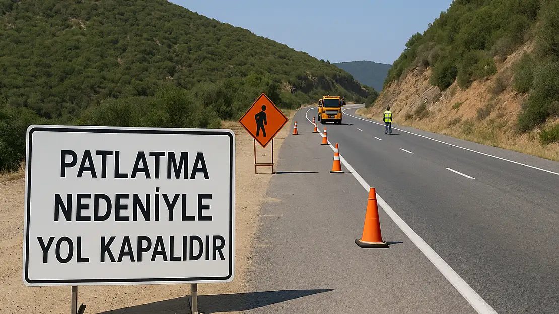 Boğa Yokuşu'nda Yol Patlatma Çalışması Nedeniyle Trafik Kapatılacak