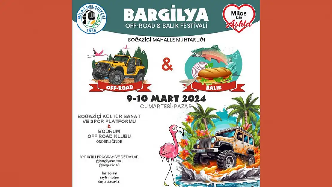 Boğaziçi Off-Road ve Balık Festivali Başlıyor