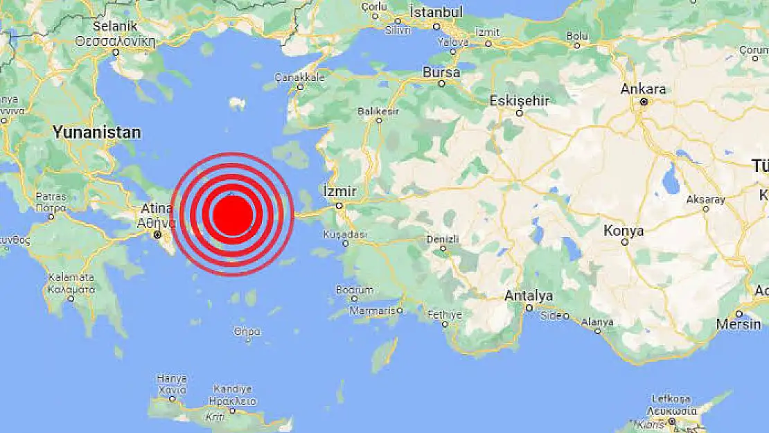 Ege Denizi’nde 4.4 büyüklüğünde deprem