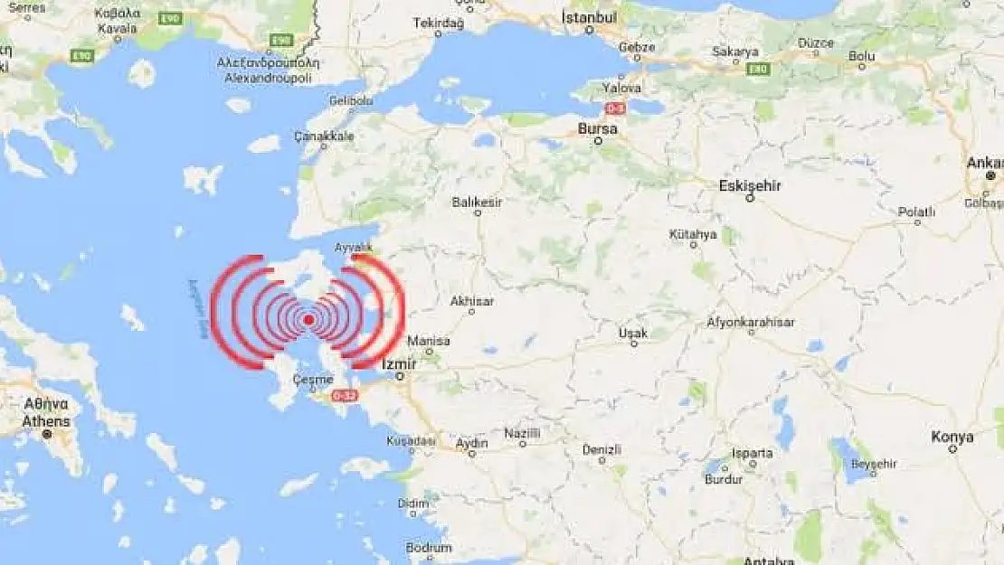 Ege Denizi’nde 4,1 büyüklüğünde deprem