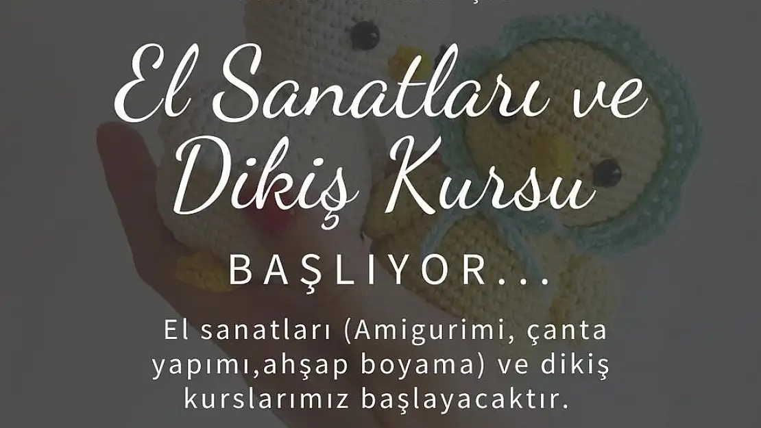 El Becerileriyle Geleceğe Dokunan Kadınlar: Milas'ta Sanat ve Dikiş Kursları Başlıyor