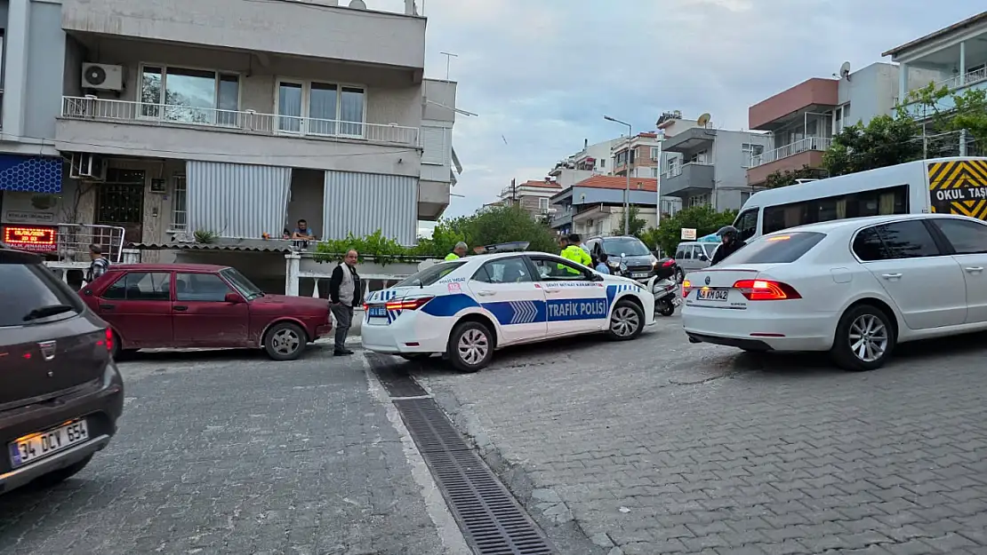 İsmetpaşa Mahallesi'nde kaza: Motosiklet sürücüsü yaralandı