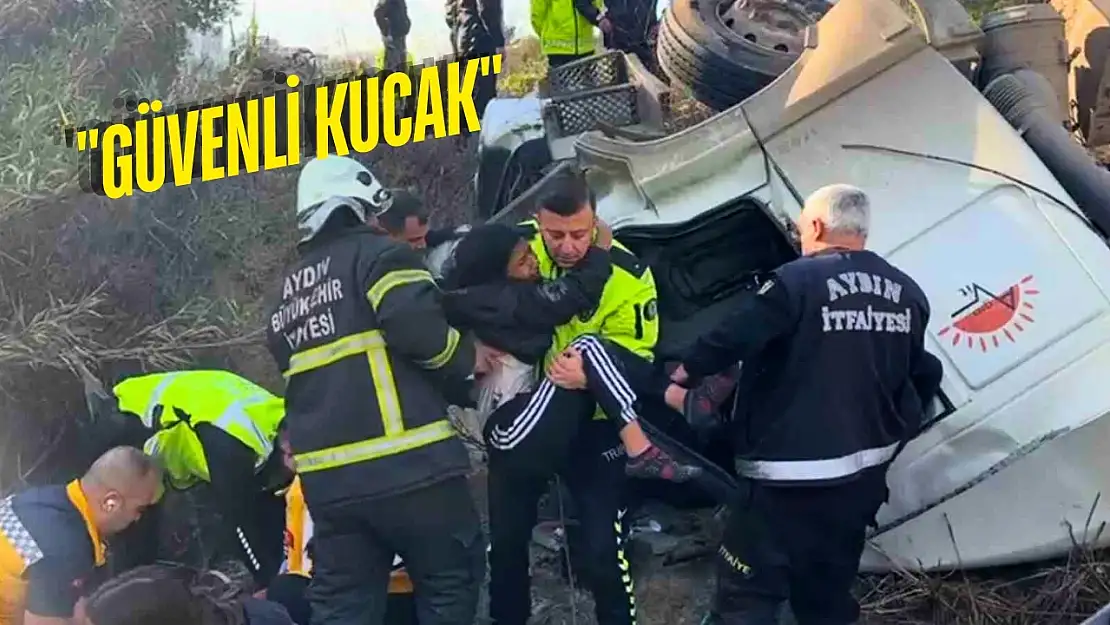 Kuşadası'nda Feci Kaza: Tır Tarlaya Uçtu, 1 Ölü, 3 Yaralı