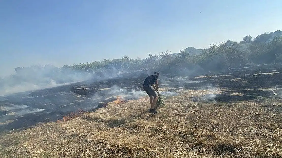 Makilik Alanda Yangın Çıktı