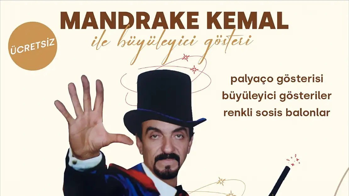 Mandrake Kemal İle Çocuklara Özel Büyüleyici Bir Gösteri