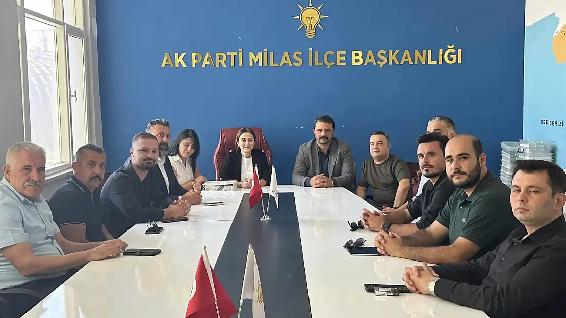 MHP Milas İlçe Teşkilatından AK Parti Milas İlçe Başkanlığına Hayırlı Olsun Ziyareti