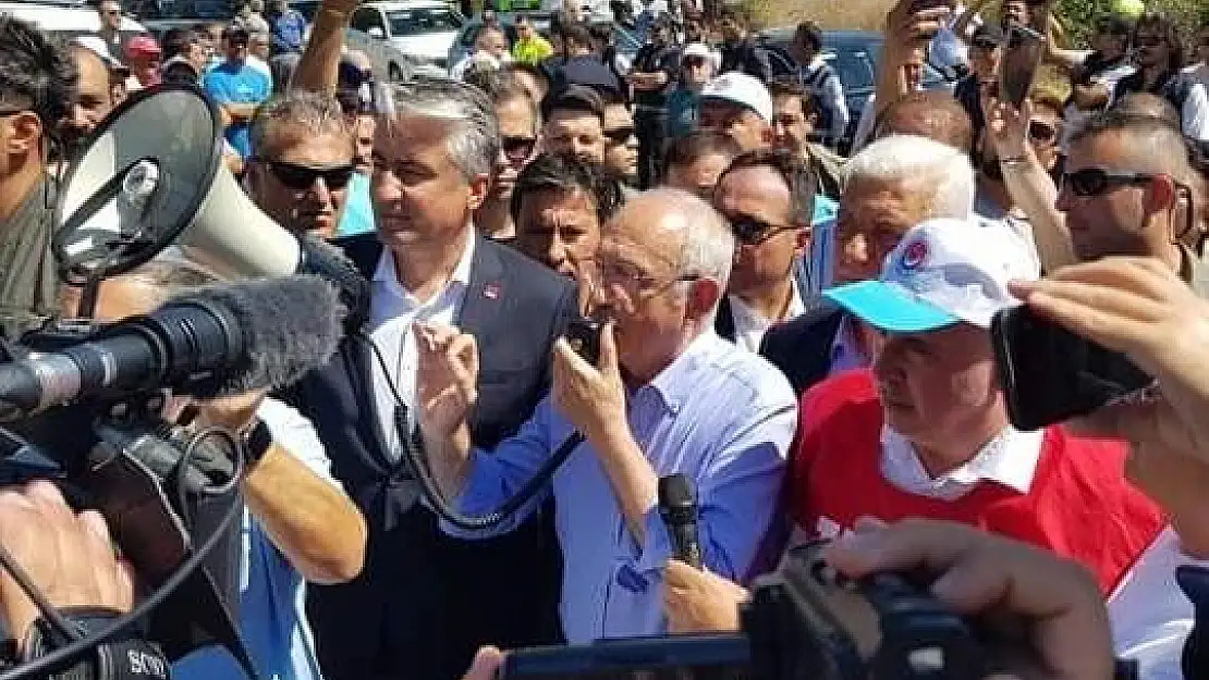 Milas Akbelen'e gelen Kılıçdaroğlu, iki tarafa da 'yanınızdayım' dedi