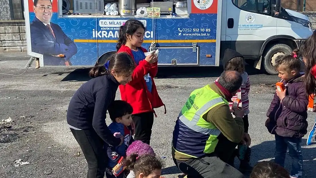 Milas Belediyesi Mobil İkram Aracı Malatya’da