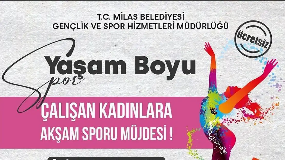 Milas Belediyesi’nden Çalışan Kadınlar İçin “Akşam Sporu”