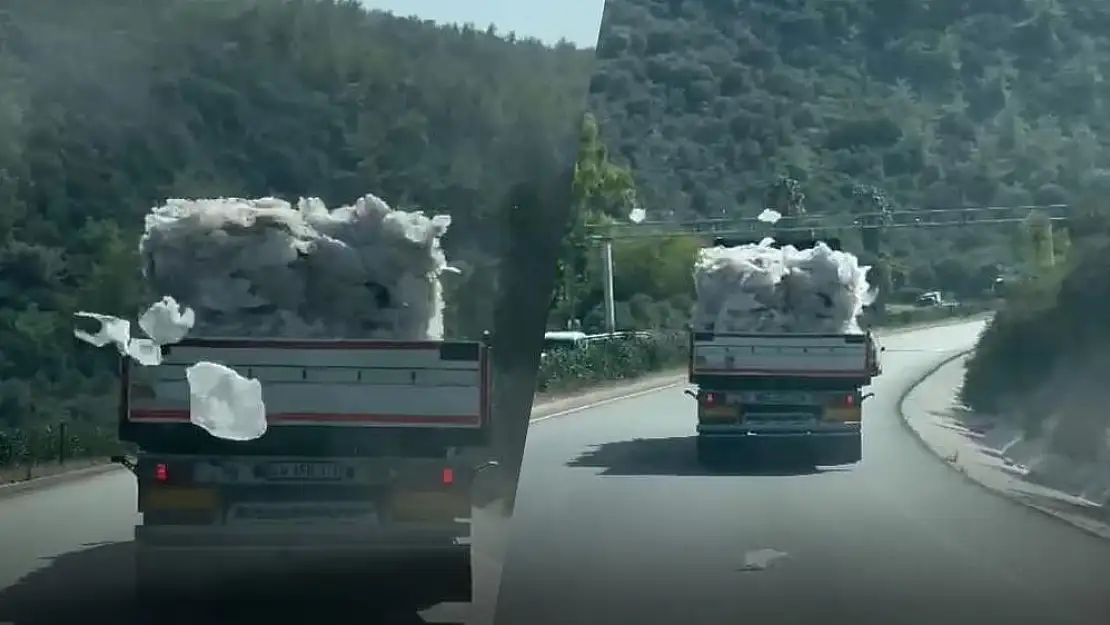 Milas Bodrum Karayolunda Trafikte Tehlikeli Anlar