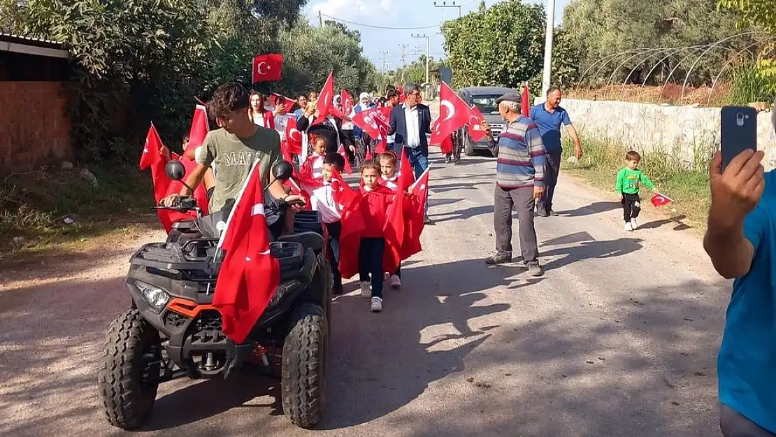 Milas Çamovalı Mahallesi'nde Cumhuriyet’in 100. Yılı Coşkuyla Kutlandı