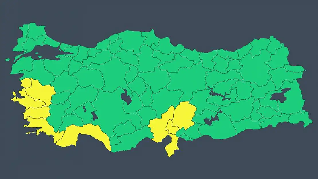 Milas Dikkat, Meteeoroloji’den 9 İl İçin ‘Sarı’ Uyarı