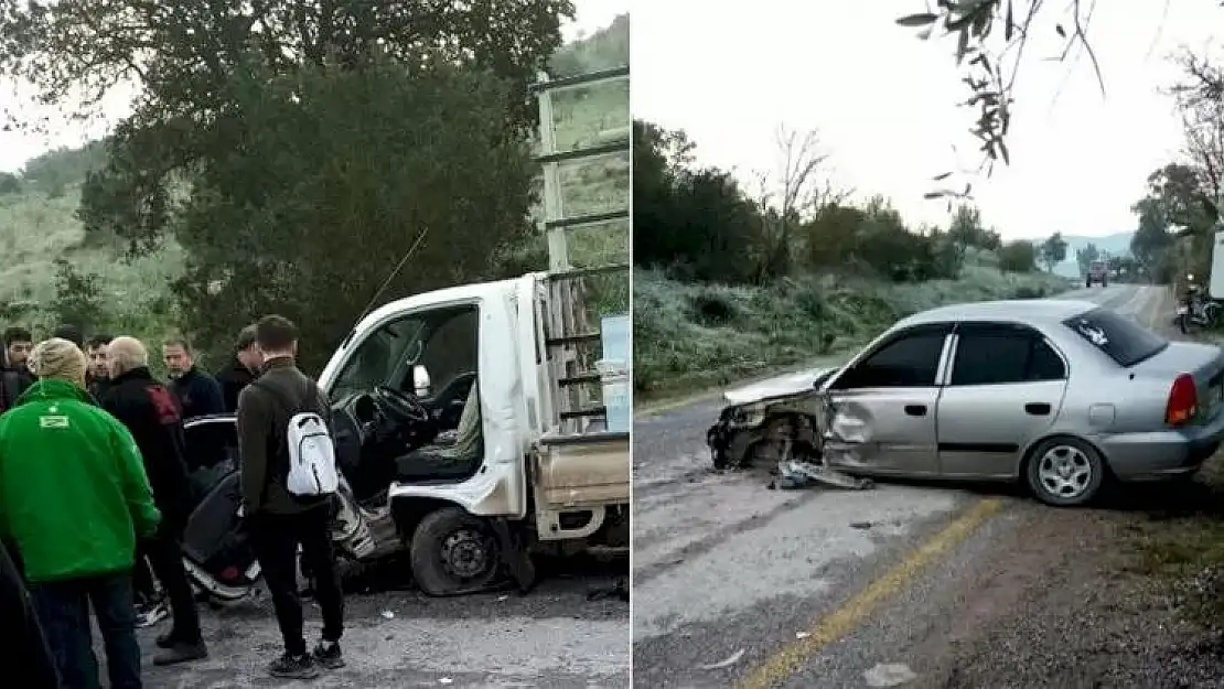 Milas Dörttepe’de Kaza: 2 Kişi Yaralandı