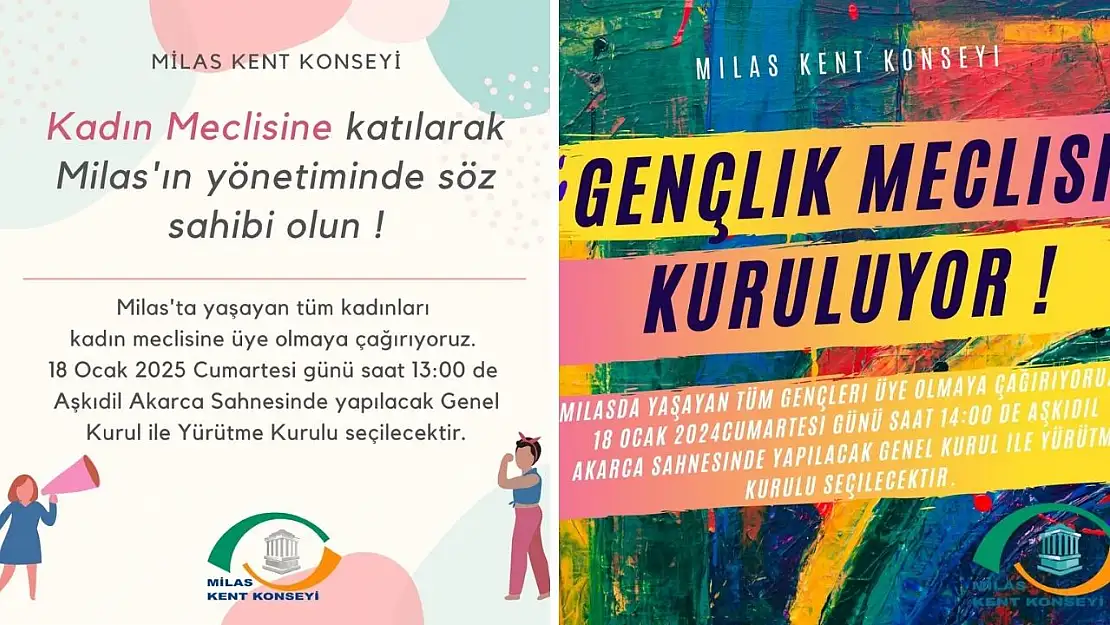 Milas Kent Konseyi'nden Yerel Yönetimde Yeni Adım: Gençlik ve Kadın Meclisleri Geliyor