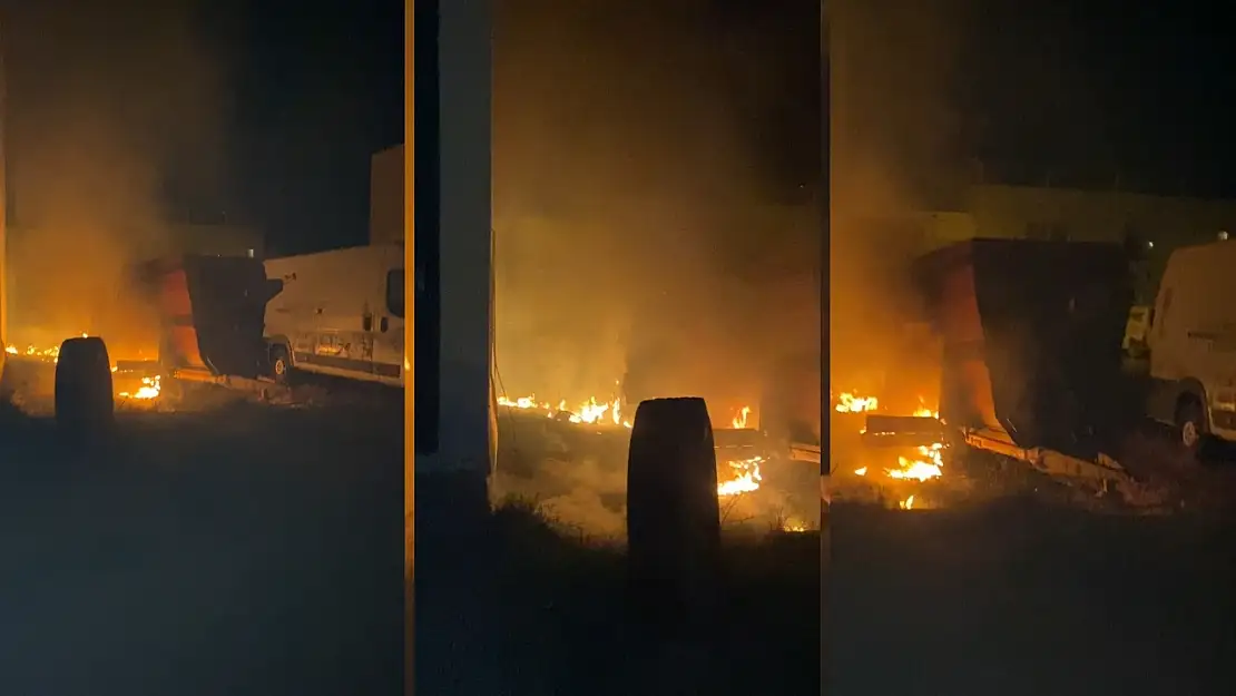 Milas Selimiye'de Sanayi Sitesinde Yangın Paniği