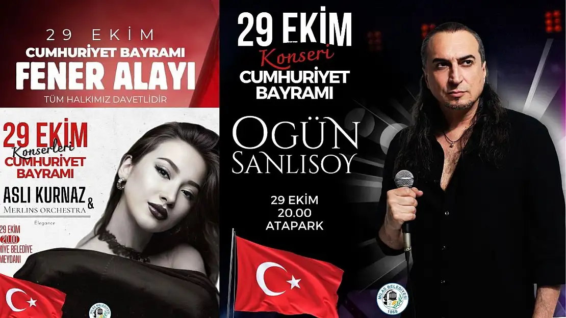 Milas'ta 29 Ekim Cumhuriyet Bayramı Coşkusu: Fener Alayı ve Konserlerle Kutlanacak