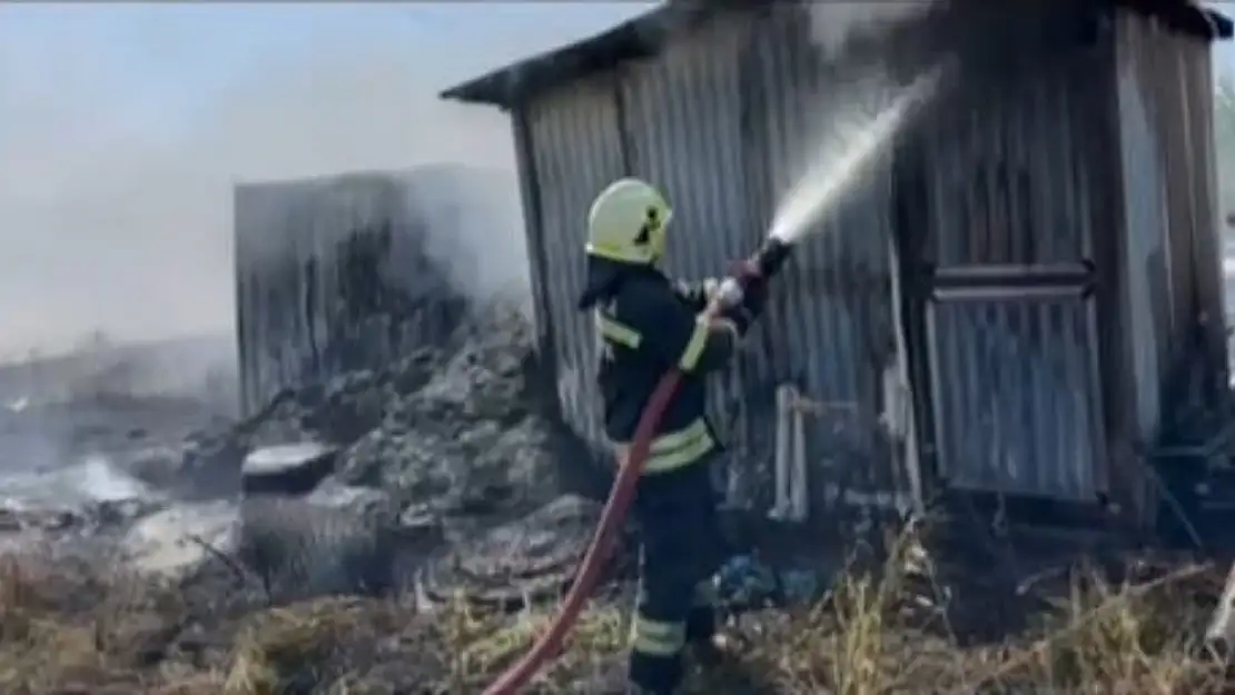 Milas'ta balık çiftliğinde yangın paniği