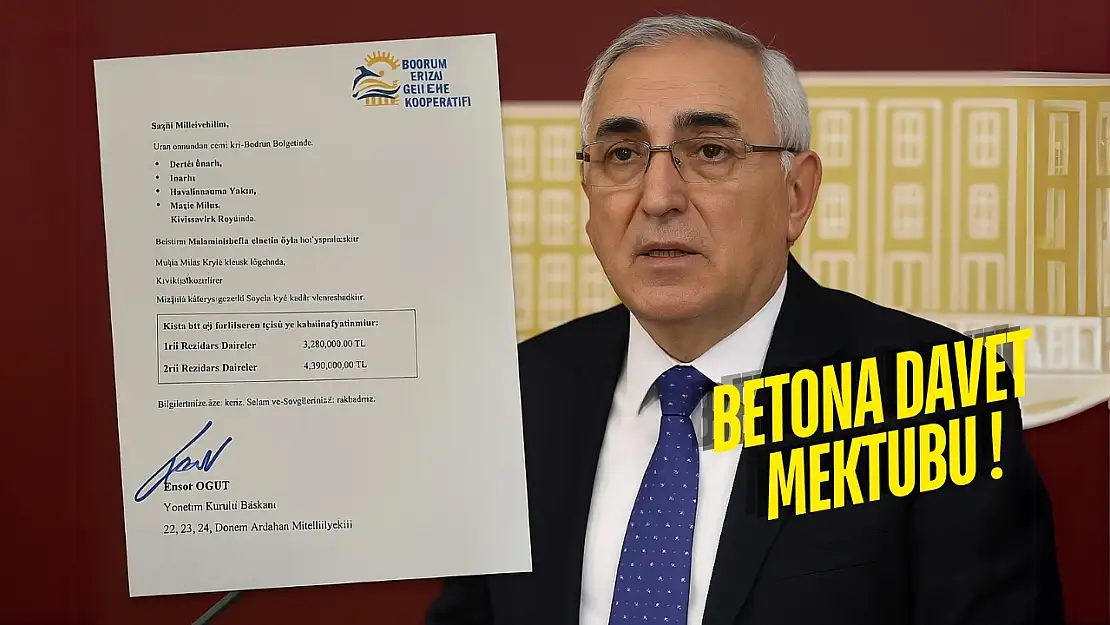 Milas'ta denize sıfır arazide CHP'li vekillere kıyak rezidans planı