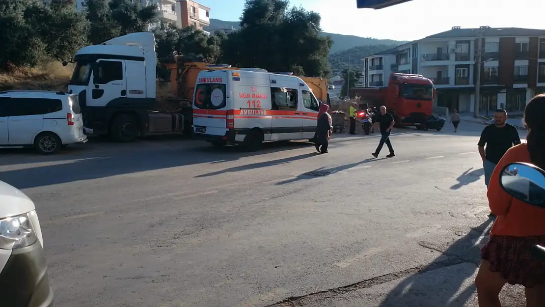Milas'ta Karşıdan Karşıya Geçen Yayaya Otomobil Çarptı