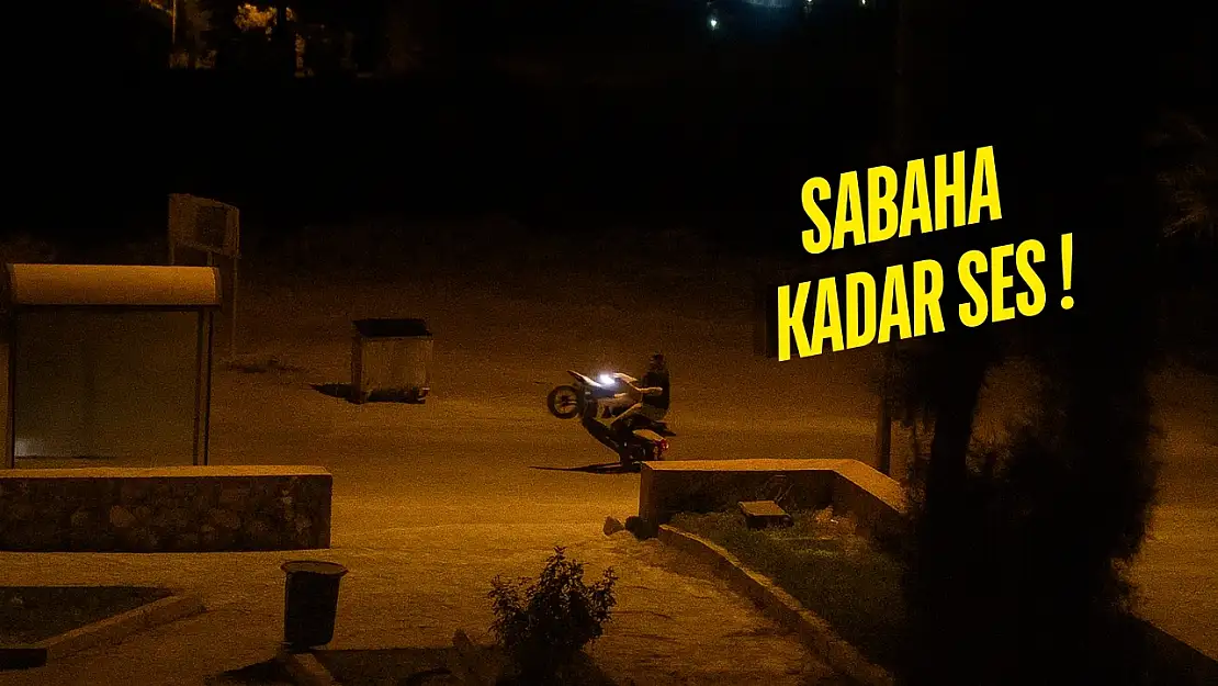 Milas'ta Mahalle Aralarında Motosiklet Şovuna Tepki: 'Çocuklarımız Uyuyamıyor'