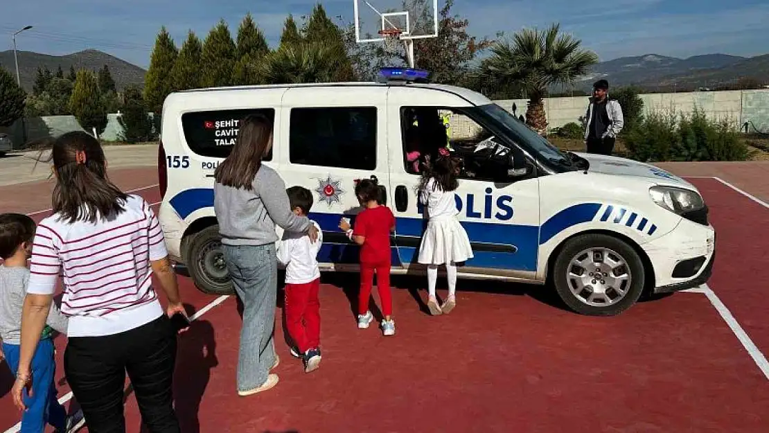 Milas'ta Minik Öğrencilere Polislik Mesleği Tanıtıldı