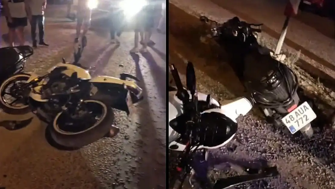 Milas'ta Motosikletler Kafa Kafaya Çarpıştı: 1 Yaralı 1 Firar