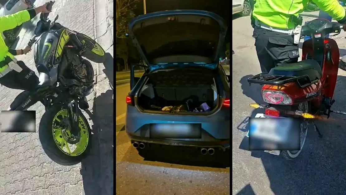 Milas'ta trafik denetimlerinde 125 araç trafikten men edildi