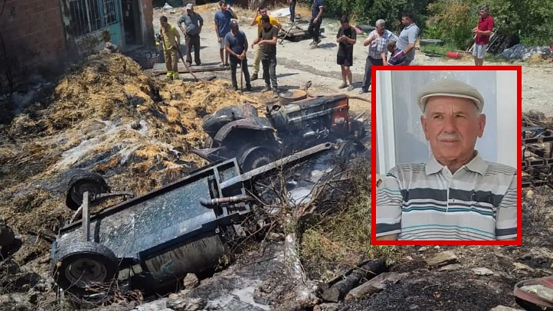 Milas'ta Traktör Devrildi: Sürücü Hayatını Kaybetti: Kaza Sonucu Yangın Çıktı