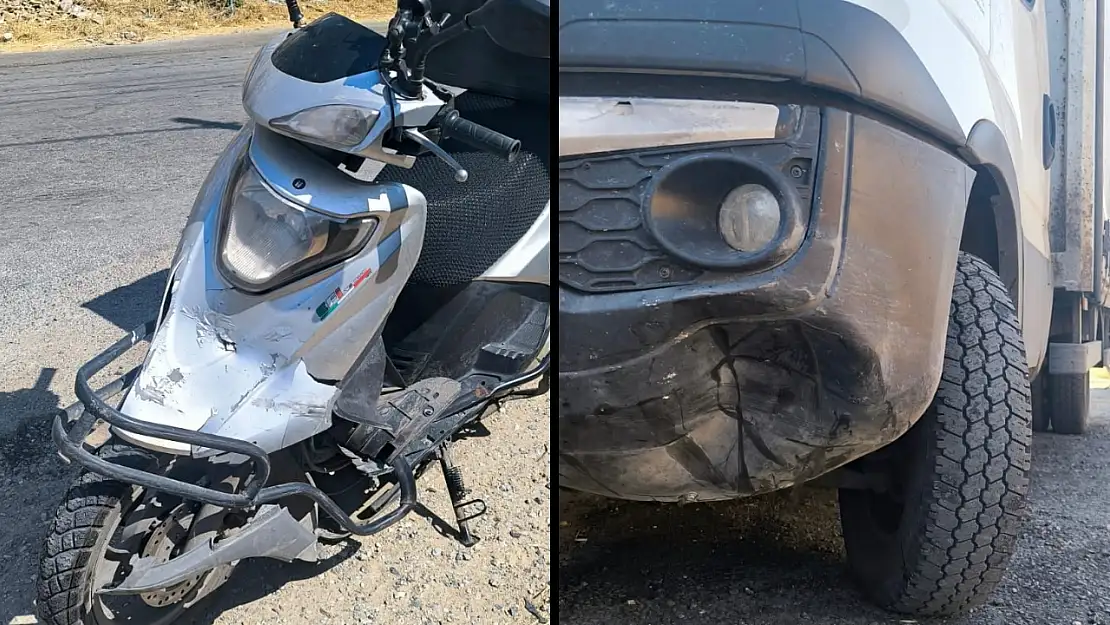 Milas'ta Virajda Kontrolünü Kaybeden Motosikletli Kamyonetle Çarpıştı