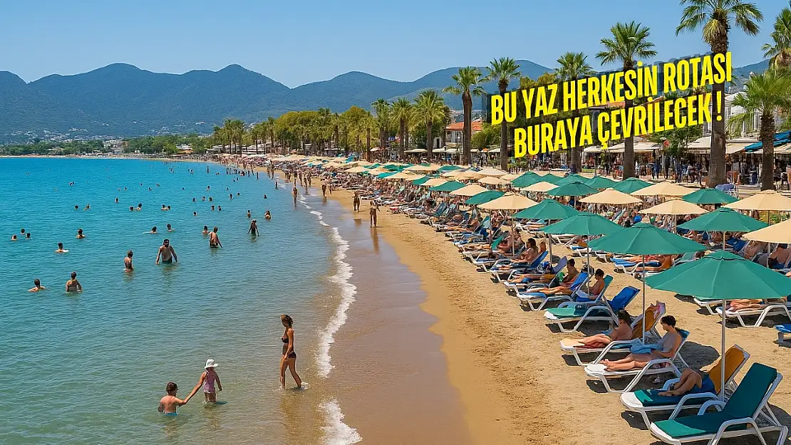 Milas'ta yaz turizminin gözdesi olan plajlarda yoğunluk artıyor