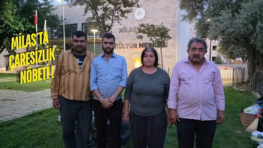 Milas'ta yürek burkan dram: 2 engelli çocuğuyla 15 gündür parklarda yaşıyorlar
