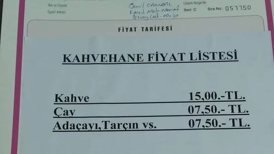 Milas ve Yatağan’daki Çay ve Kahve Fiyatlarının Arasındaki Fark Tartışma Konusu Oldu