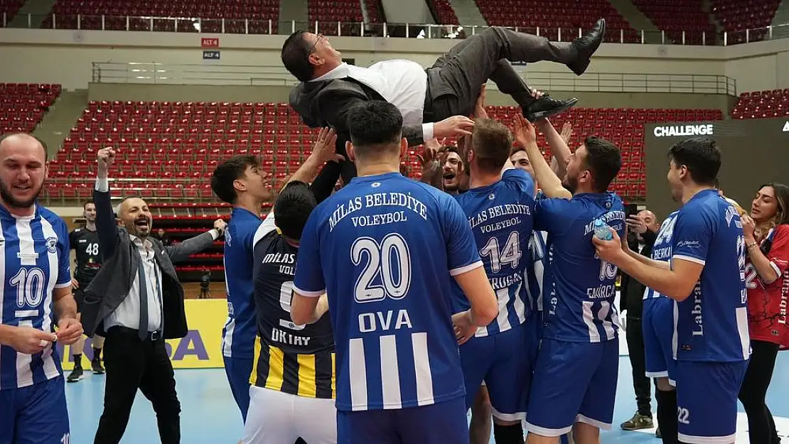 Milas Voleybol Takımı, Türkiye’nin En üst Düzey Voleybol Ligi Olan Efeler Ligi’ne Yükseldi