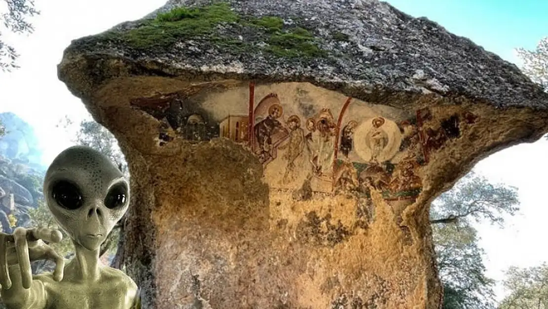 Milas Yediler Manastırı’nda Uzaylı İzleri Bulunduğu İddia Ediliyor