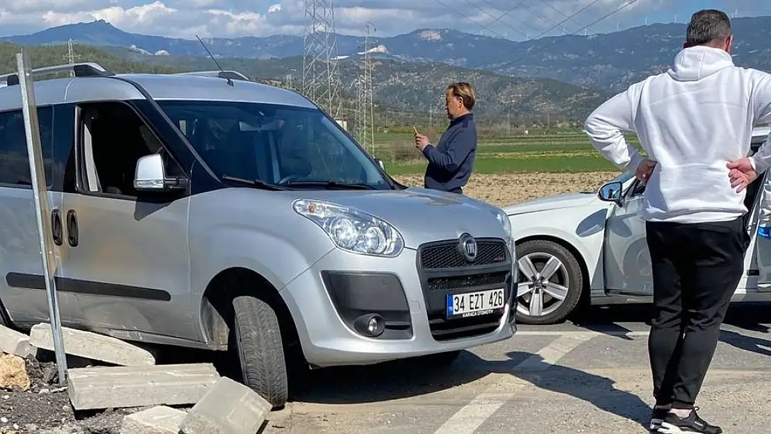 Milas’ta Dönüş Yapmak İsteyen Araç Kazaya Neden Oldu, 1 Yaralı