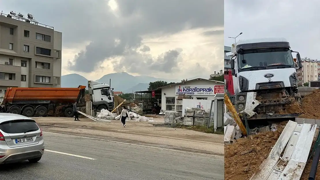 Milas’ta Kum Yığını, Olası Faciayı Önledi