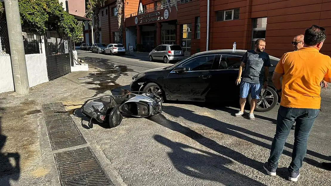 Milas’ta motosiklet kazası, 13 yaşındaki çocuk kaza yerinden kaçtı