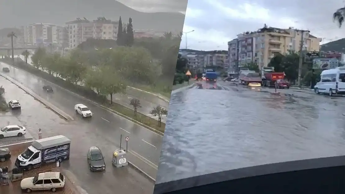 Milas’ta Sağanak Yağış Etkili Oldu…