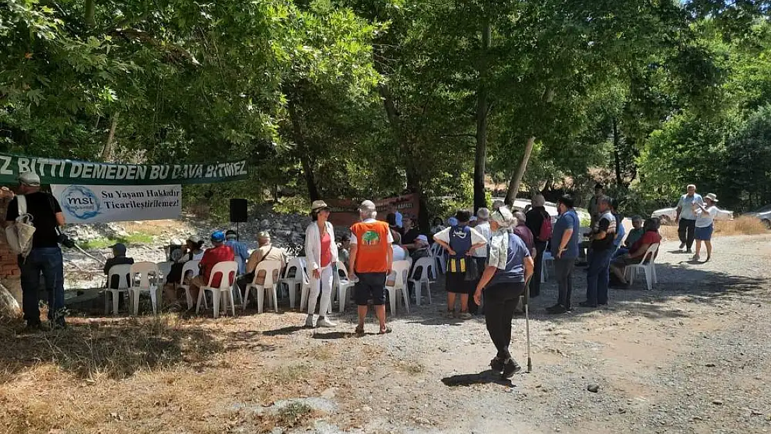 Milas'ta Su Eylemi: Rant Uğruna Suyun Nasıl Yok Edildiği Anlatıldı