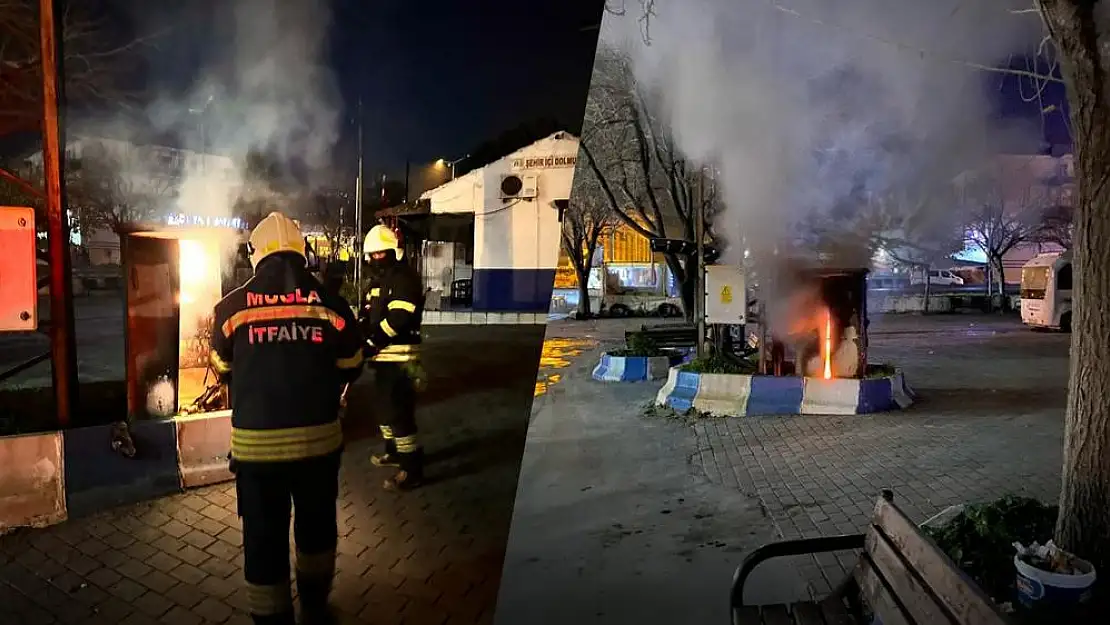 Milas’ta Trafoda Çıkan Yangın Paniğe Neden Oldu