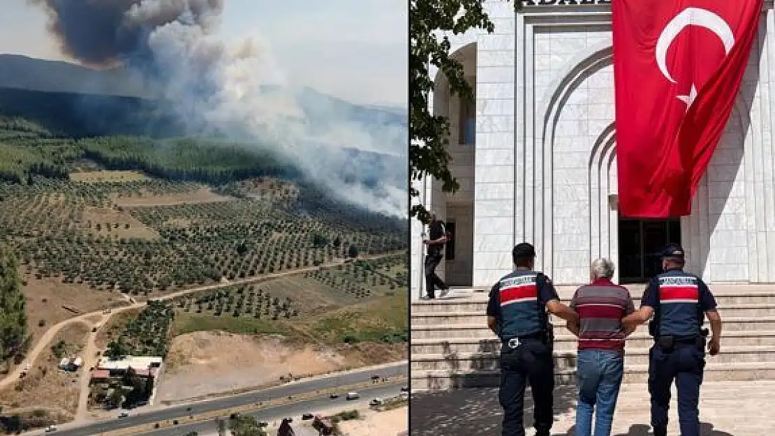 Milas'taki yangının faili özel ekip sayesinde yakalandı