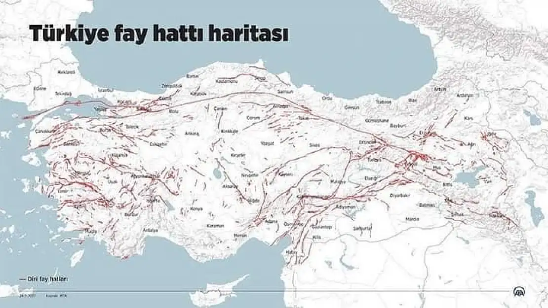 MTA Diri Fay Haritası Güncellendi: Diri Fay Milas’tan Geçiyor