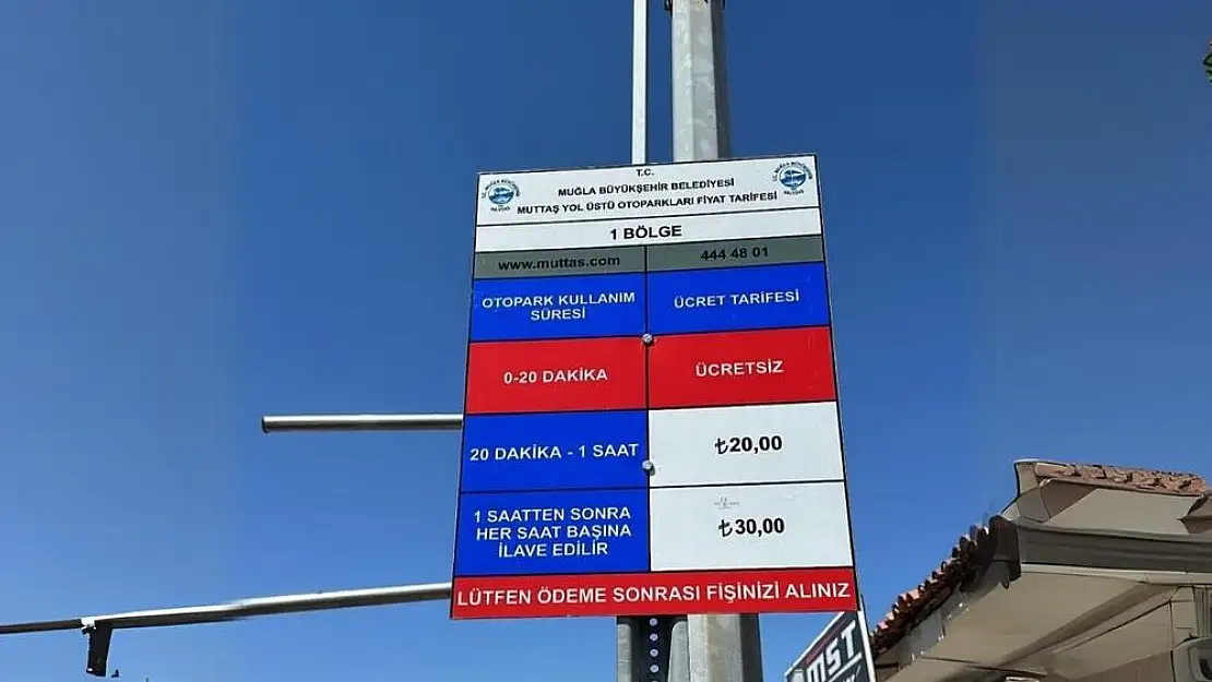 MUTTAŞ’ın İşleteceği Yol Üstü Otoparklar İçin Tabelalar Asıldı