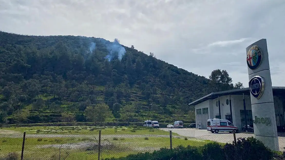 Ormanlık alanda yakılan Ateş paniğe neden oldu